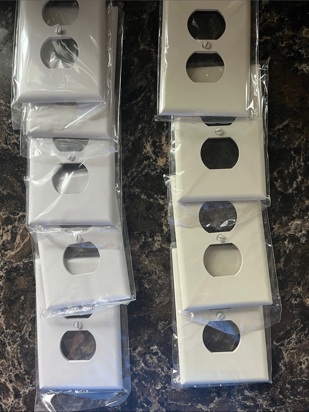 Standard Duplex Outlet Wall Plate Covers — White-5
Off White -4